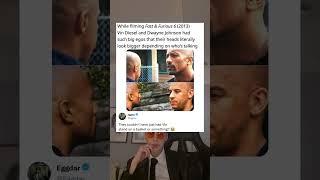 While filming Fast & Furious 6 (2013) Vin Diesel and Dwayne Johnson had such big egos