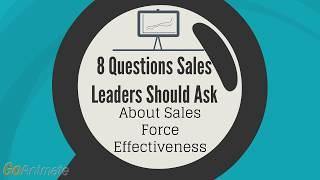 Sales Force Effectiveness Quesitons