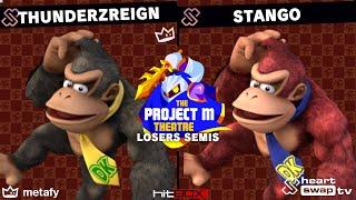 Project M Theatre - ThundeRzReign (Donkey Kong) Vs. Stango (Donkey Kong, Fox) - Losers Semis