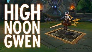 High Noon Gwen Skin Spotlight | Custom Skin Showcase | Made by @byrniesaunders