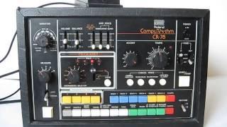 Programming 1979 ROLAND CompuRhythm CR-78 Analog Drum Machine