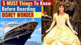 Disney Wonder (Features And Overview)