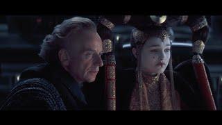 Star Wars Episode I - The Phantom Menace. Palpatine's Manipulations. 4K ULTRA HD.