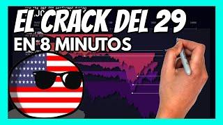  El CRACK DEL 29 y la GRAN DEPRESIÓN en 8 minutos | Todo lo que tienes que saber sobre la crisis