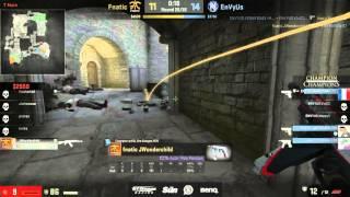 KennyS ACE on Cobblestone! (ENVYUS vs. fnatic)