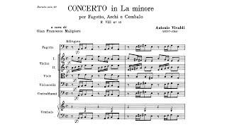 Antonio Vivaldi - Bassoon concerto in A minor (RV 500) {500 Subs Special}