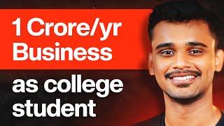 College Student Built a 1 CRORE/YEAR BUSINESS at Age 22 | Saransh Anand | MarkitUp Story