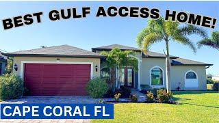 Waterfront homes for sale in Cape Coral Florida | Gulf Access Pool Home in Cape Coral Florida