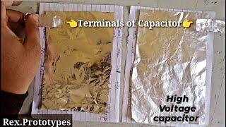 Paper capacitor diy