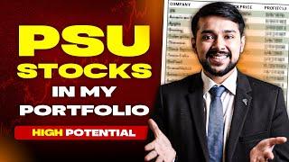 My PSU Stocks for Long Term Investing  | Best Stocks to Buy Now | Harsh Goela