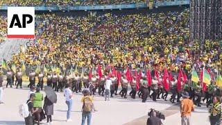 South Africa's ANC stage rally ahead of election