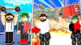 BECOMING A STRONGEST MAN in ROBLOX STRONGMAN SIMULATOR