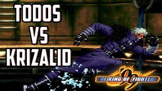TODOS los Personajes vs Krizalid - KOF 99