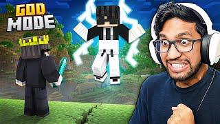 PRANKING SENPAI SPIDER USING GOD MODE IN MINECRAFT !