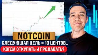 Notcoin стрельнет до 10 центов? | Что сейчас делать с токенами NOT?