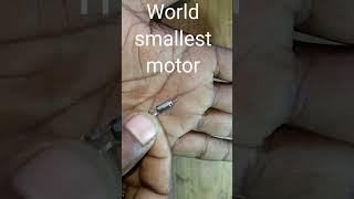 Smallest Motor in the World //Smallest Dc Motor  #shorts