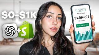 I Make $25,000/Month PROFIT Using Shopify & AI