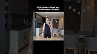 All this for just $700 a month?  Luxury Condo Tour in Malaysia #shorts