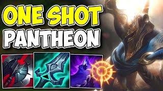 NEW ONE SHOT PANTHEON BUILD 1V9 CARRY!