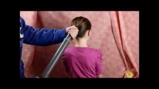 Dad Uses Vacuum to Give Daughter Perfect Ponytail, Advanced Method!