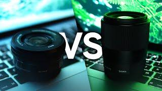 Sony 16-50mm Kit Objektiv vs. Sigma 30mm f1.4 - Der Vergleich!