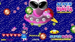  "SUPER NIÑITA Y LA INVASIÓN ALIENÍGENA"  - Juego arcade naves espaciales  GAMEPLAY