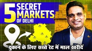 5 Secret Wholesale Markets In Delhi | Rise With Rahul