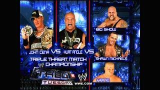 Story of John Cena vs. Kurt Angle vs. Shawn Michaels | Taboo Tuesday 2005