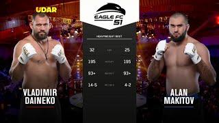 Vladimir Dayneko vs Alan Makitov | #EagleFC51 Full Fight