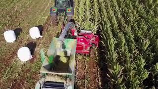 Making Maize silage in one pass with the  Agronic 820 Multibaler