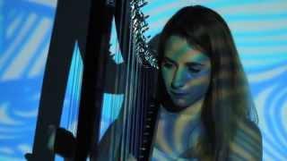 Maia Darme - Aquaharp (Animusic on a real harp)