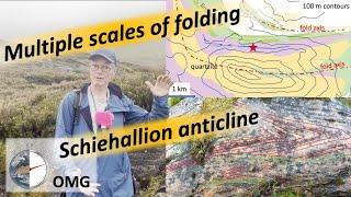 Multiple scales of folding, Schiehallion anticline