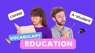  Vocabulario de educación | Colegio y Universidad | Clase de inglés