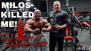 CHEST DAY w/Milos Sarcev | Shaun Clarida