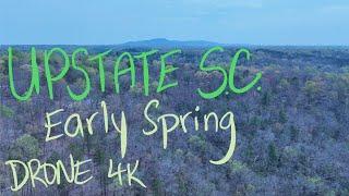 Early Spring in Upstate South Carolina 4k drone