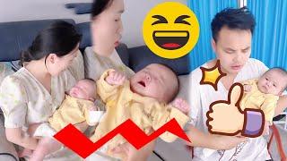 The mother took the baby crying  and the father slept in seconds! What exactly went wrong?