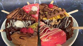 Торт мороженое. Необычный лёгкий торт.#cake #казакшарецепт #быстрыйтортбезвыпечки