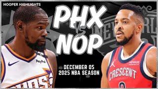 Phoenix Suns vs New Orleans Pelicans Full Game Highlights | Dec 5 | 2025 NBA Season