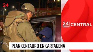 Plan Centauro en Cartagena: Así son los controles policiales "sorpresa" en la playa | 24 Horas TVN