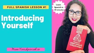 Spanish Lesson 1 | Learn Spanish Online for Free Youtube | Introducing yourself