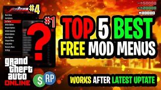 TOP 5 BEST FREE Mod Menus For GTA V Online