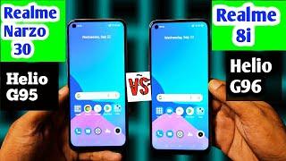 Realme 8i vs Realme Narzo 30 Speed Test & Camera Comparison |