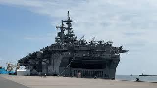 USS WASP på besøg i havnen i Skagen