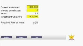 How much do you need to make on your investments?