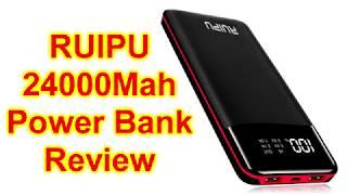 Product Review: RUIPU 121 Power Bank 24000mAh Portable Charger