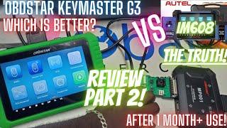 OBDSTAR KeyMaster G3 vs Autel IM608 which is better? After 1 Month of use REVIEW Part 2!  The TRUTH!