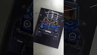 [ASMR] Drawing Mercedes Benz AMG g63 #satisfying #shorts #viral