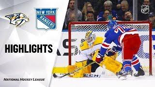 Рейнджерс - Нэшвилл / NHL Highlights | Predators @ Rangers 12/16/19