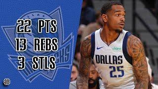 PJ Washington 22 pts 13 rebs 3 stls vs Nuggets 24/25 season