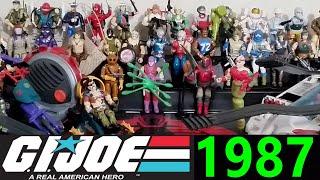 RETRO WED: GI JOE 1987 ENTIRE TOY LINE OF FIGURES, VEHICLES AND PLAYSETS!